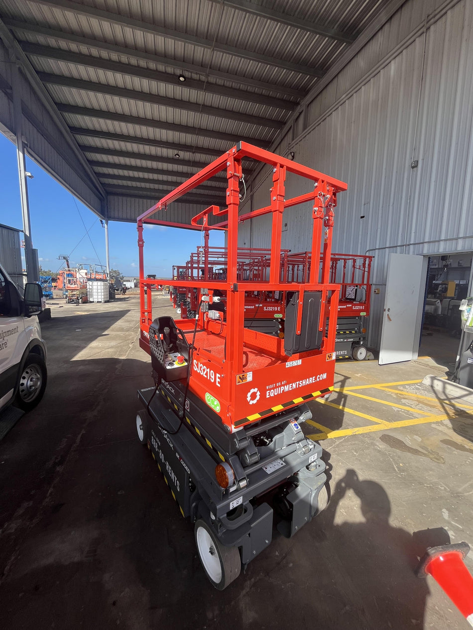 2024 Skyjack SJ3219 Electric Drive, Sld NM Tires, DBcns, RFRails, Power to Platform, T3 + Access Control