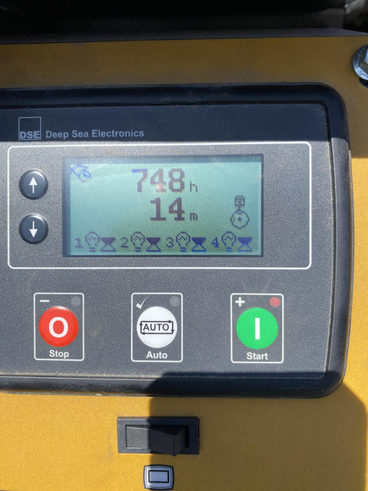 2022 Allmand NLV3GR (4) LED Light Fixture 350W, 23' Vertical Mast, 3kW Prime, Towable, Deep Sea L401, Leveling Jacks, Yanmar T4F 5.8hp