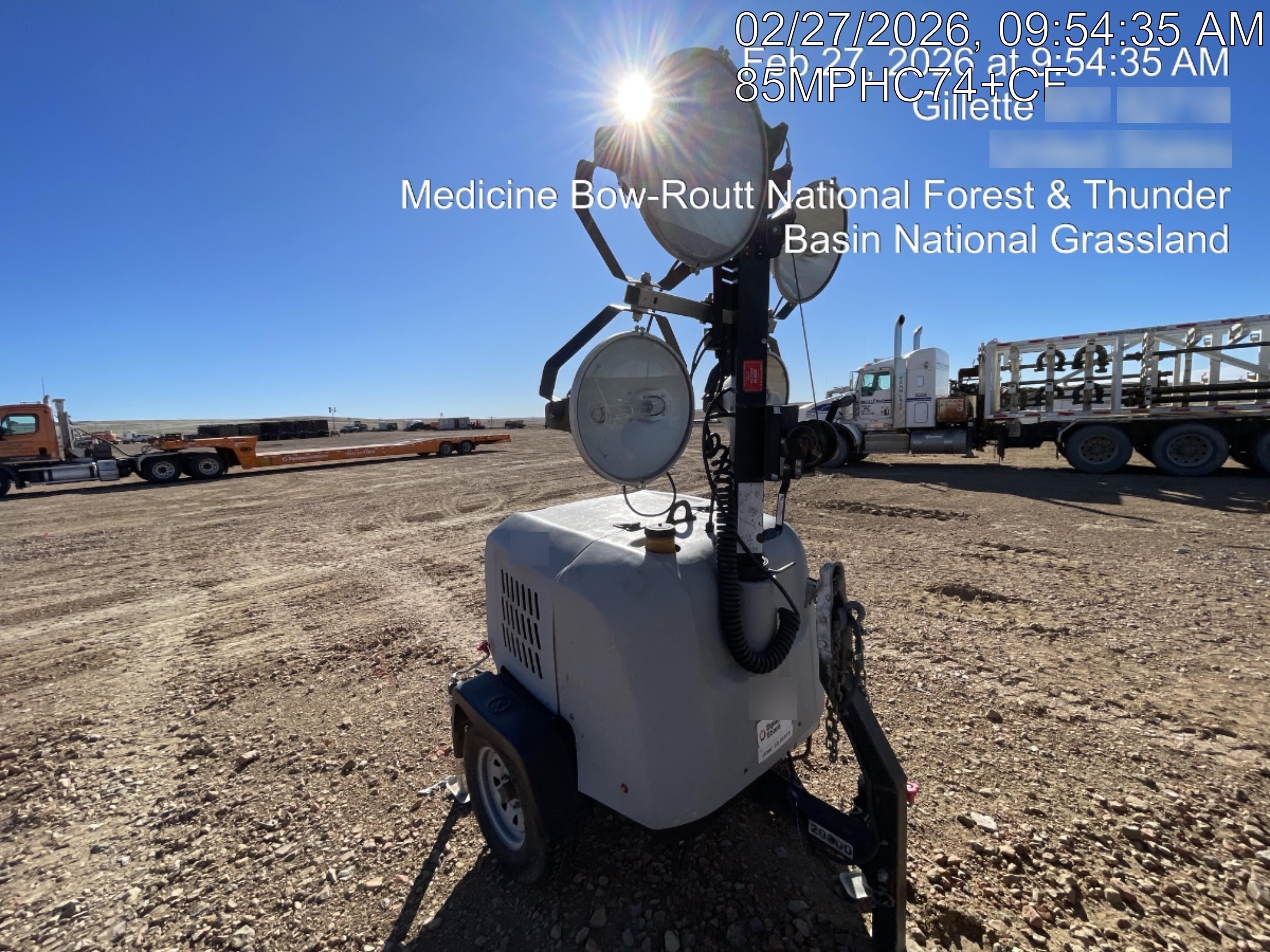 2018 Wacker Neuson LTV6L-MH Wacker Neuson LTV6L Mobile Light Tower w/Fuel Level Sensor Installed