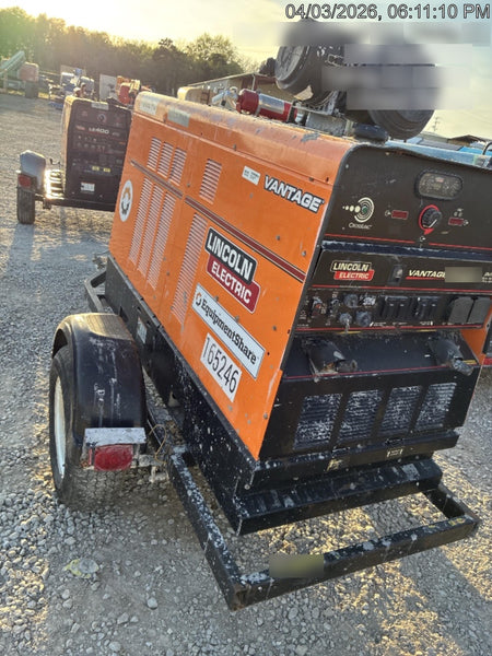 2021 Lincoln Electric Vantage 549X Ready Pak 3, ORANGE (includes trailer, cable rack, fender light kit)