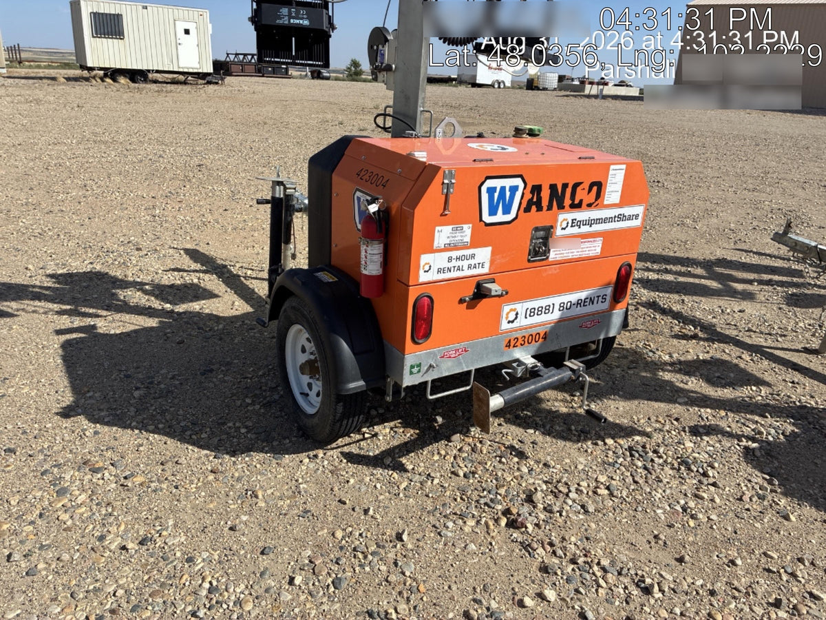 2024 Wanco WLTT-4MM4K Diesel, Deep Sea Controller, Shore Power Plug, Auto Start, (4) 350W LED Floodlights, 4kW Generator, 60 Gal Fuel Tank, 2" Ball, T3