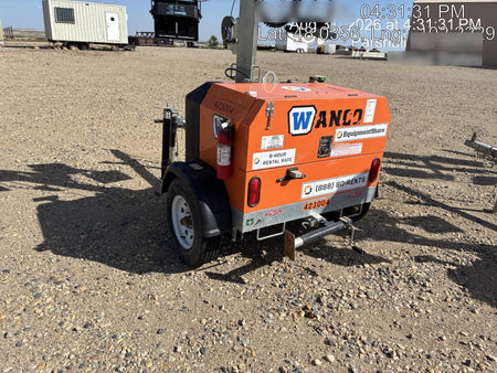 2024 Wanco WLTT-4MM4K Diesel, Deep Sea Controller, Shore Power Plug, Auto Start, (4) 350W LED Floodlights, 4kW Generator, 60 Gal Fuel Tank, 2" Ball, T3