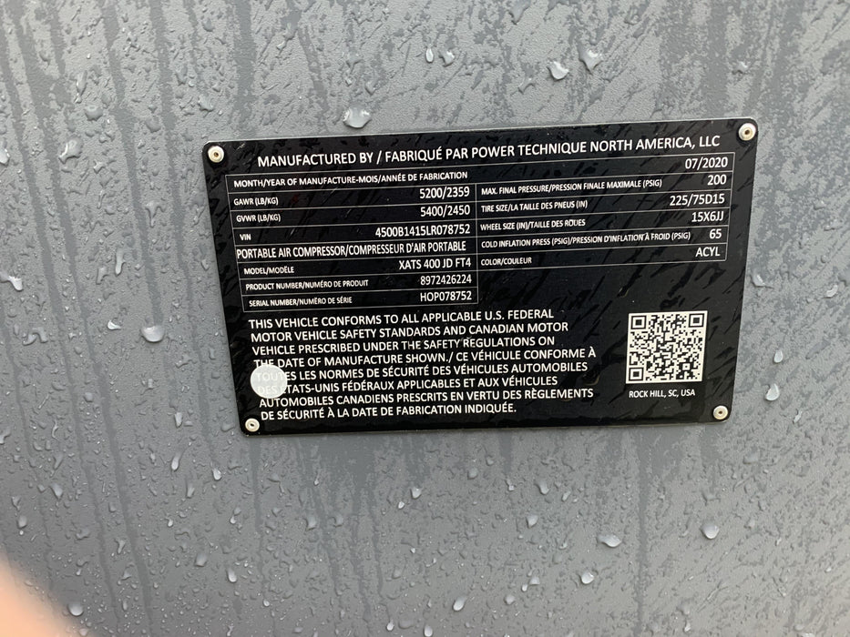 2020 ATLAS COPCO XAS188