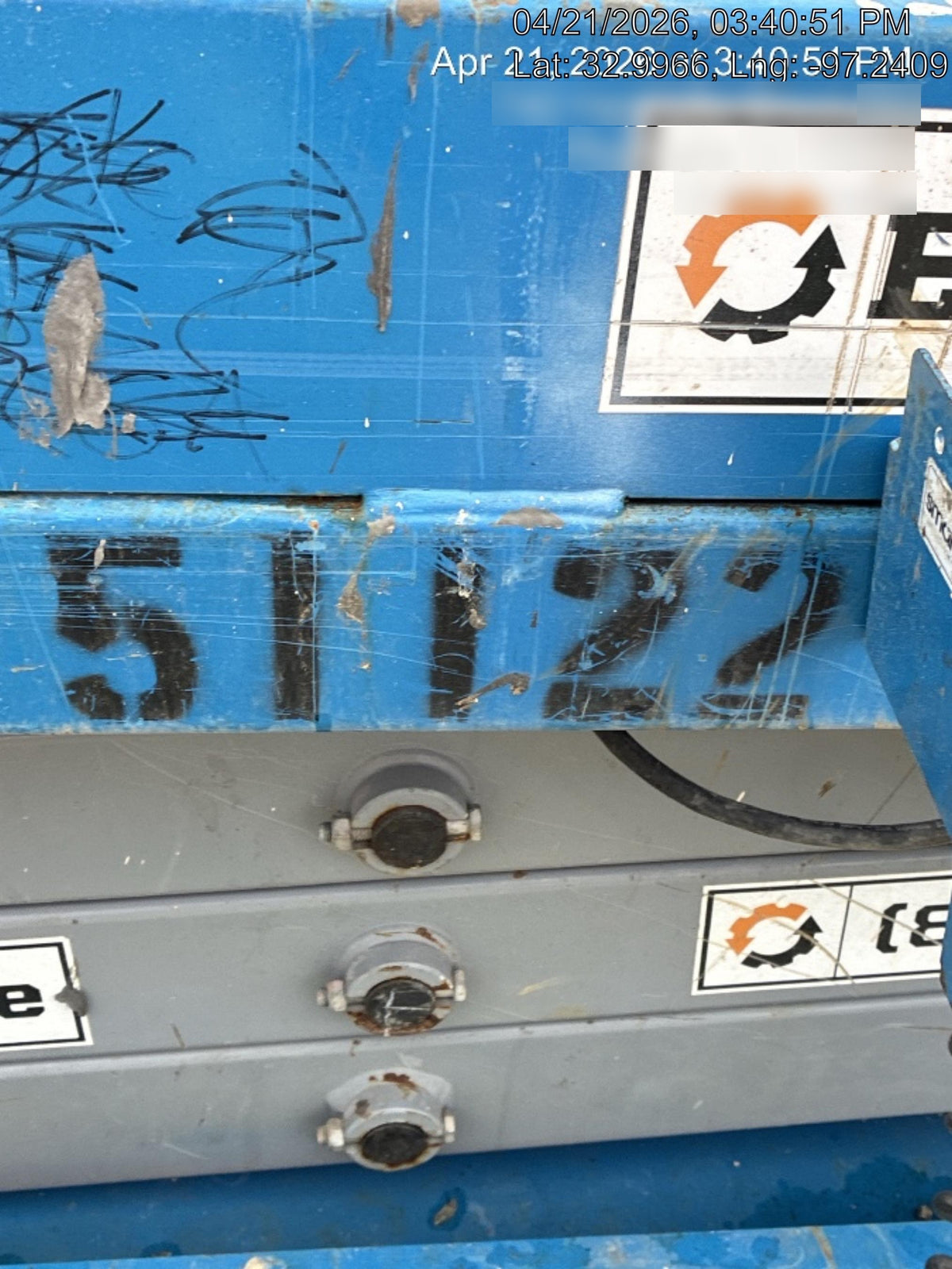 2019 Genie GS-1930 Fixed Rails with Chain Entry