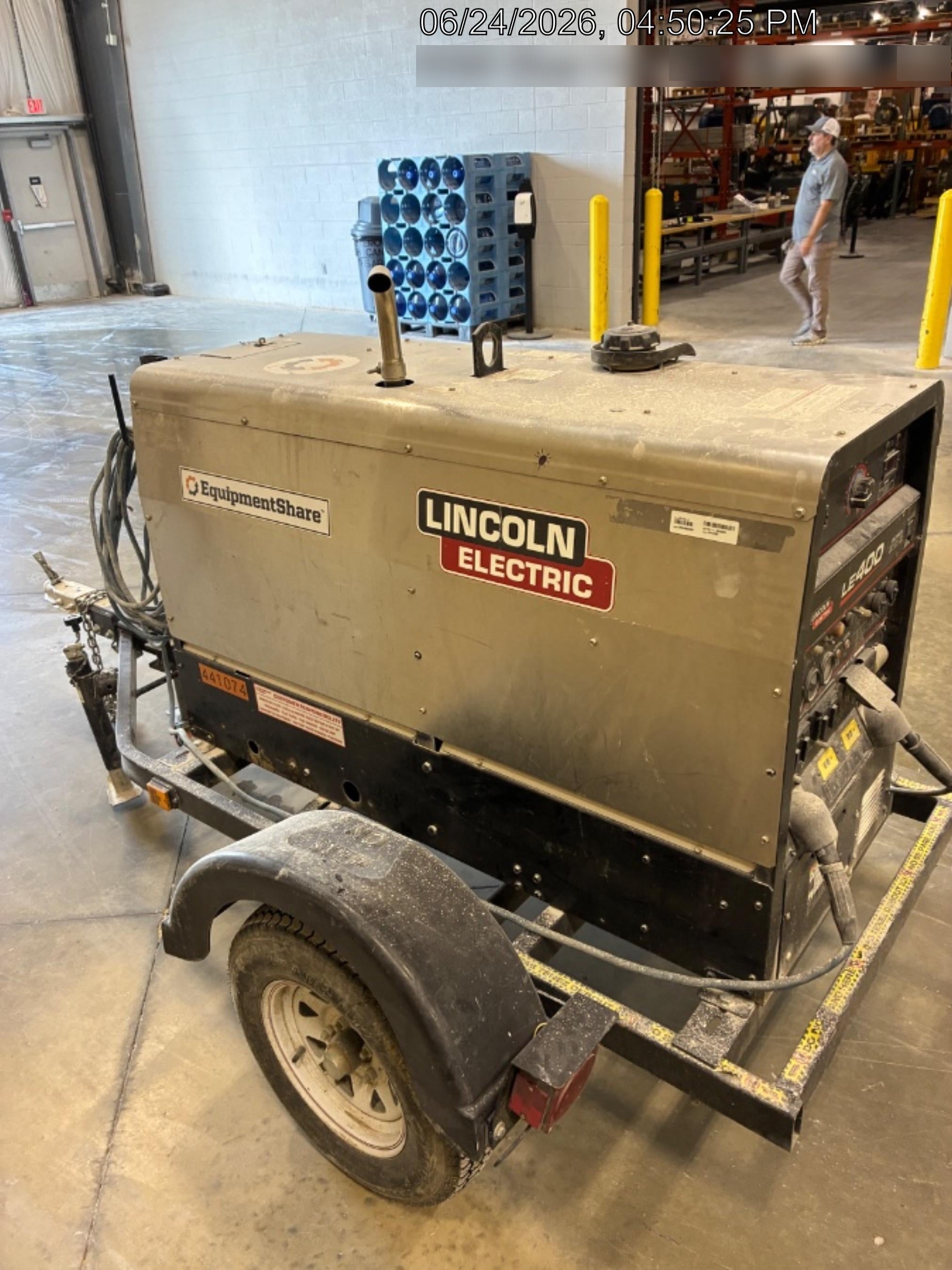 2024 Lincoln Electric LE400 Kubota V1505, Trlr, Cable Rack, Light Kit, ES Decals, T3