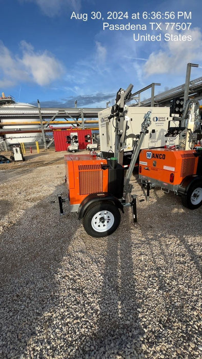 2024 Wanco WLTT-4MM4K Diesel, Deep Sea Controller, Shore Power Plug, Auto Start, (4) 350W LED Floodlights, 4kW Generator, 60 Gal Fuel Tank, 2" Ball, T3