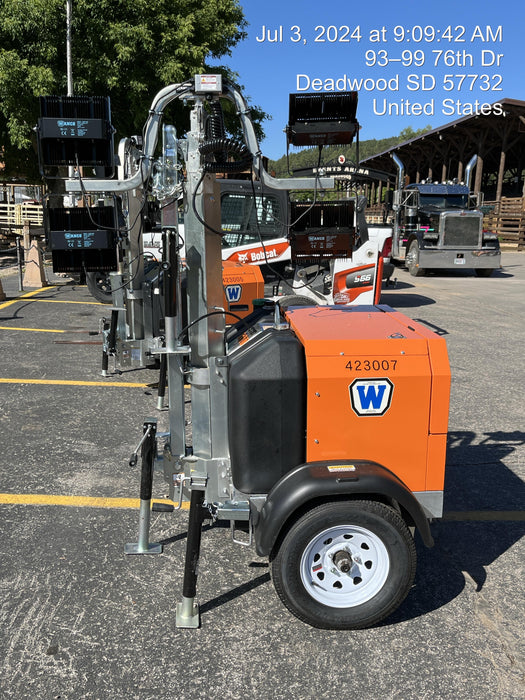 2024 Wanco WLTT-4MM4K Diesel, Deep Sea Controller, Shore Power Plug, Auto Start, (4) 350W LED Floodlights, 4kW Generator, 60 Gal Fuel Tank, 2" Ball, T3