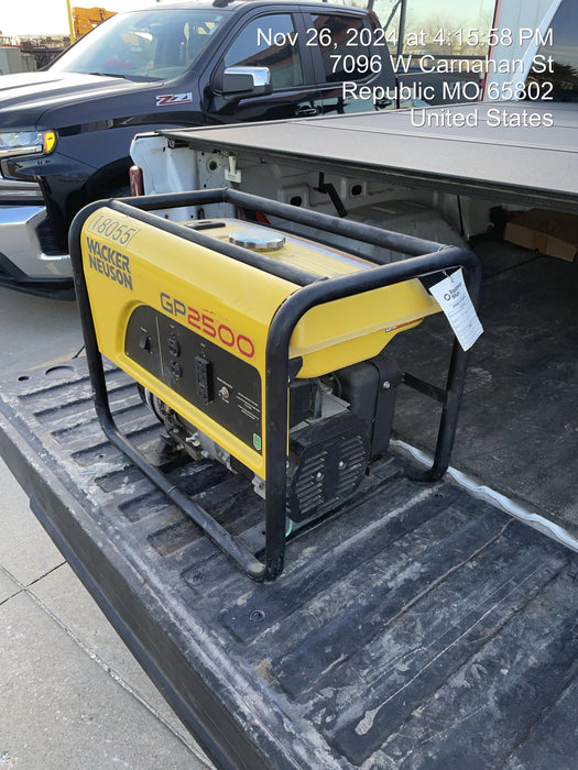 2018 WACKER NEUSON GP2500A