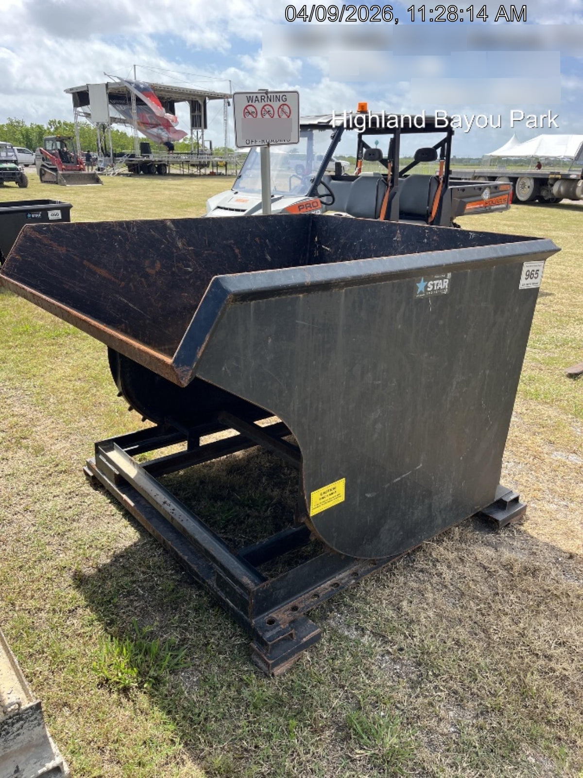 2023 STAR INDUSTRIES M-1820 - Self-Dump Hopper