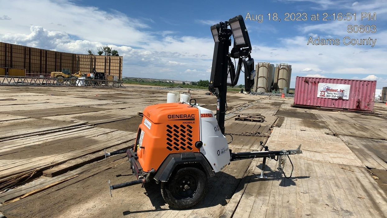 2023 Generac MLT2 Diesel, Flex Switch 120V Input, Powerzone Controller, (4) 320W LED Lights, 4kW Generator, 39.9 Gal Fuel Tank, 2" Ball, T3