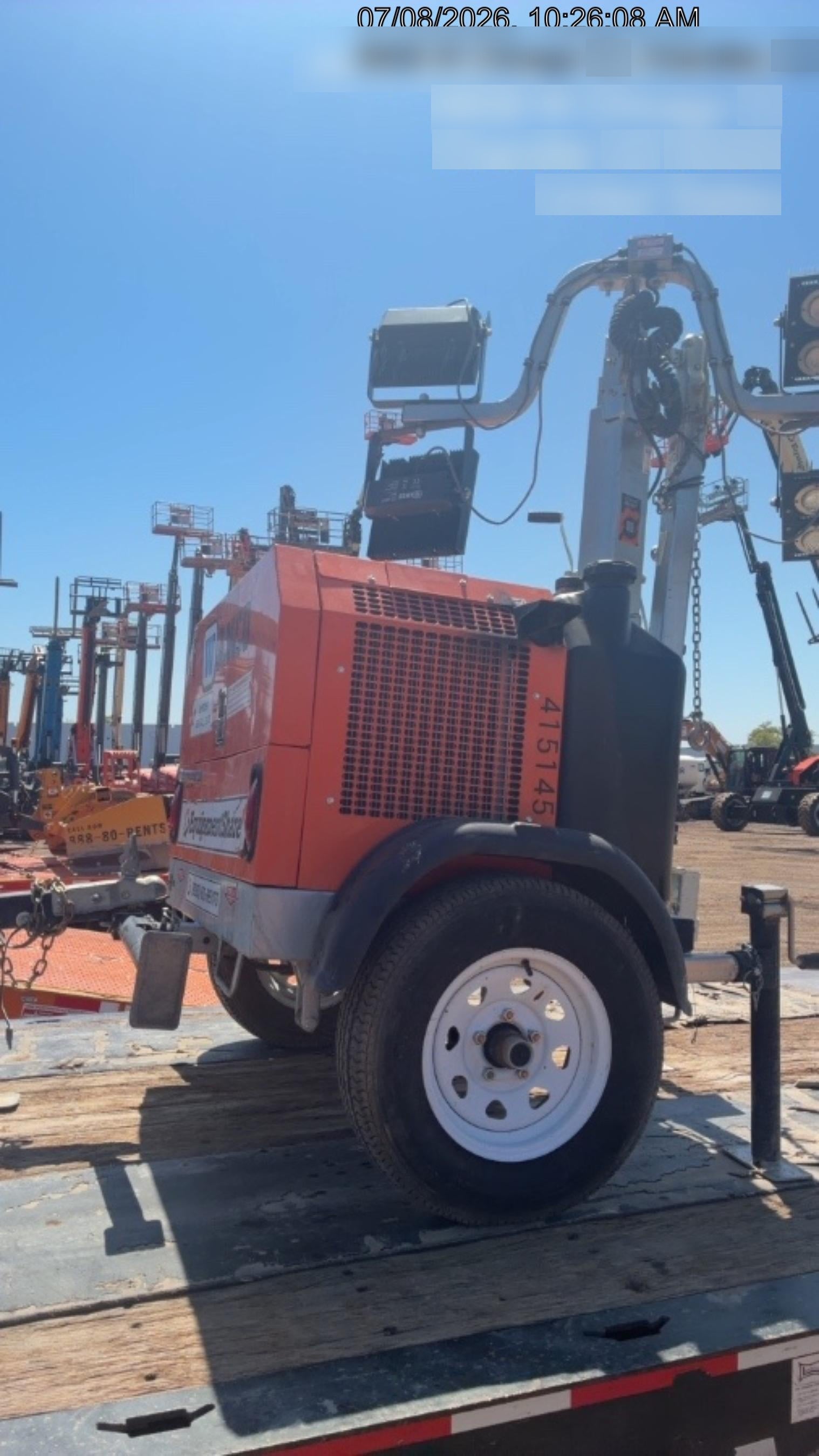 2024 Wanco WLTT-4MM4K Diesel, Deep Sea Controller, Shore Power Plug, Auto Start, (4) 350W LED Floodlights, 4kW Generator, 60 Gal Fuel Tank, 2" Ball, T3