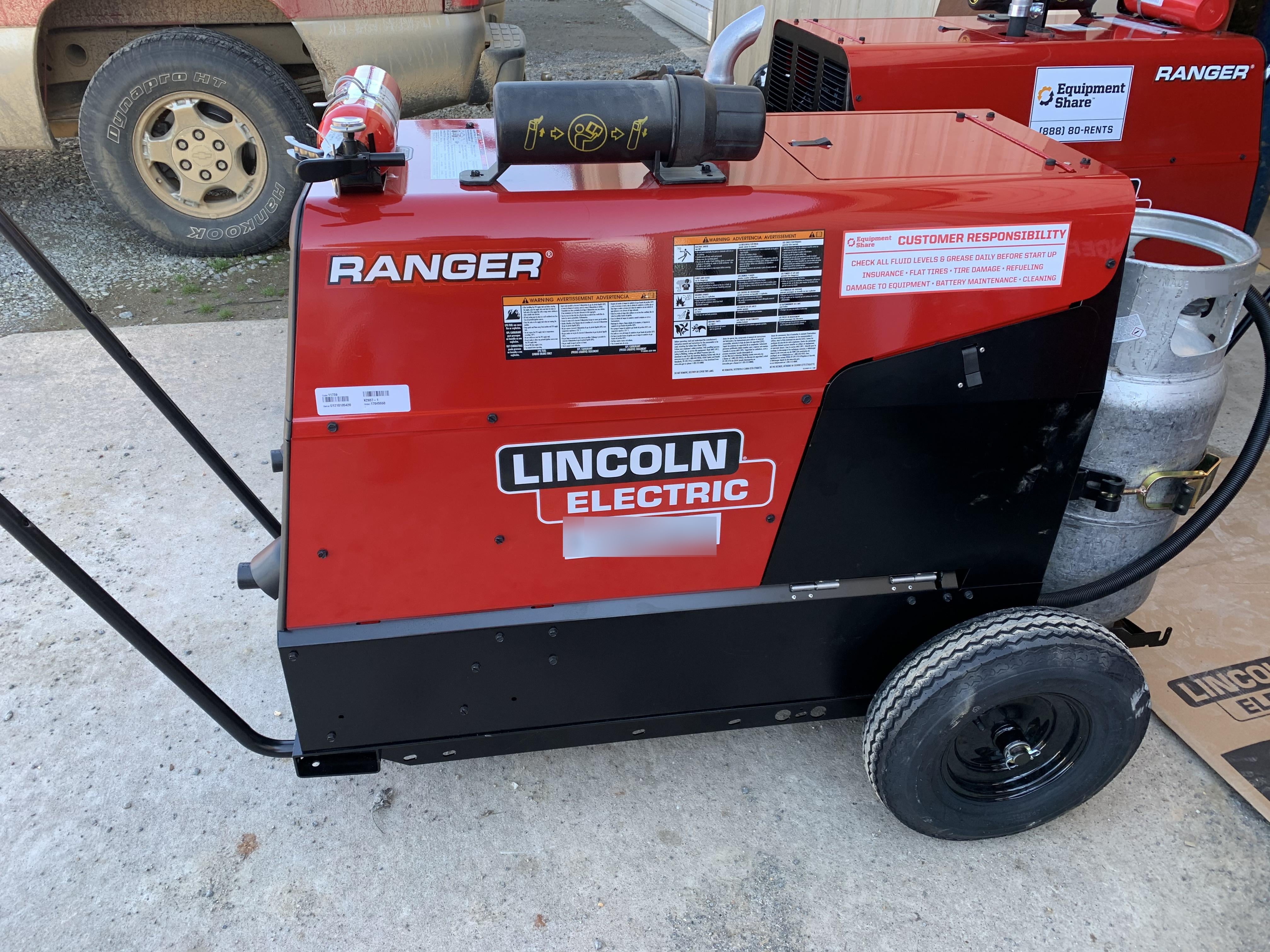 2021 Lincoln Electric Ranger 305 LPG Ranger® 305 LPG Engine Driven Welder
(Kohler®) One-Pak