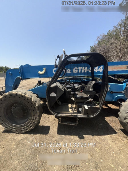 2018 Genie GTH-844 Genie GTH-844D w/Open ROPS, FF Tires, Work Light/Beacon, 60" Carriage and Forks