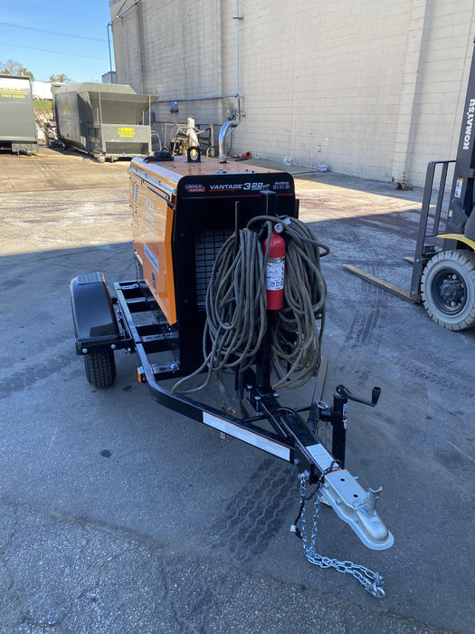 2021 Lincoln Electric Vantage 322 Vantage 322 Ready Pak 3 w/ Decals, ORANGE (includes trailer, cable rack, fender light kit) NO Telematics