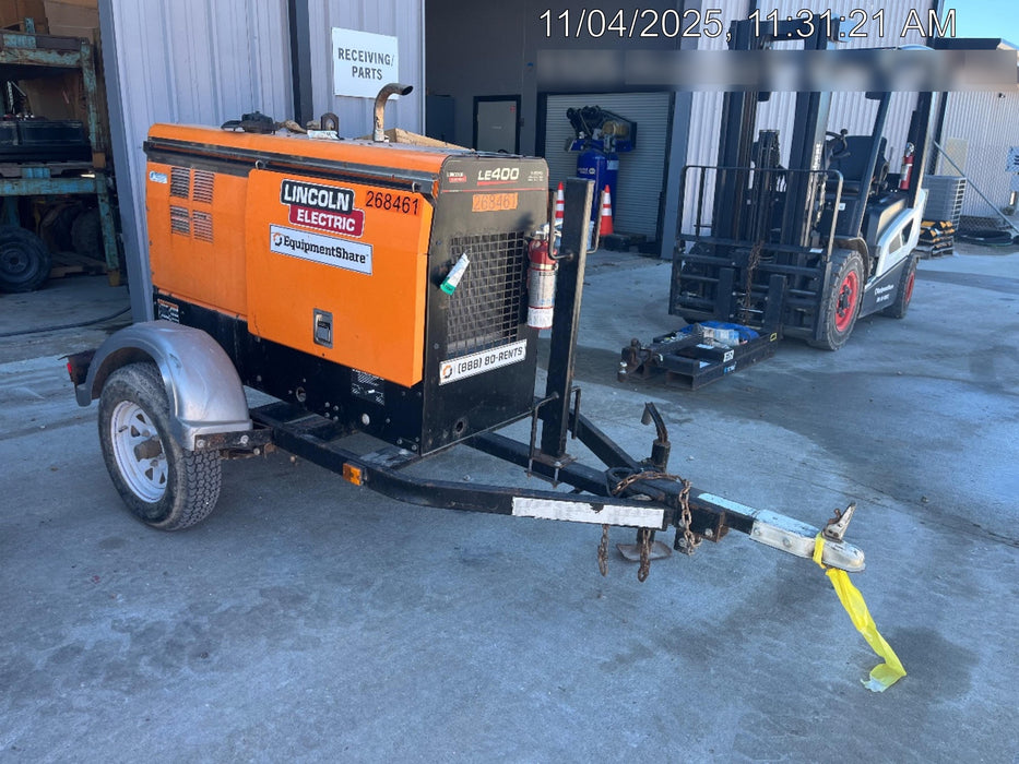 2022 Lincoln Electric LE400 Kubota V1505, Trlr, Cable Rack, Light Kit, ES Decals, T3