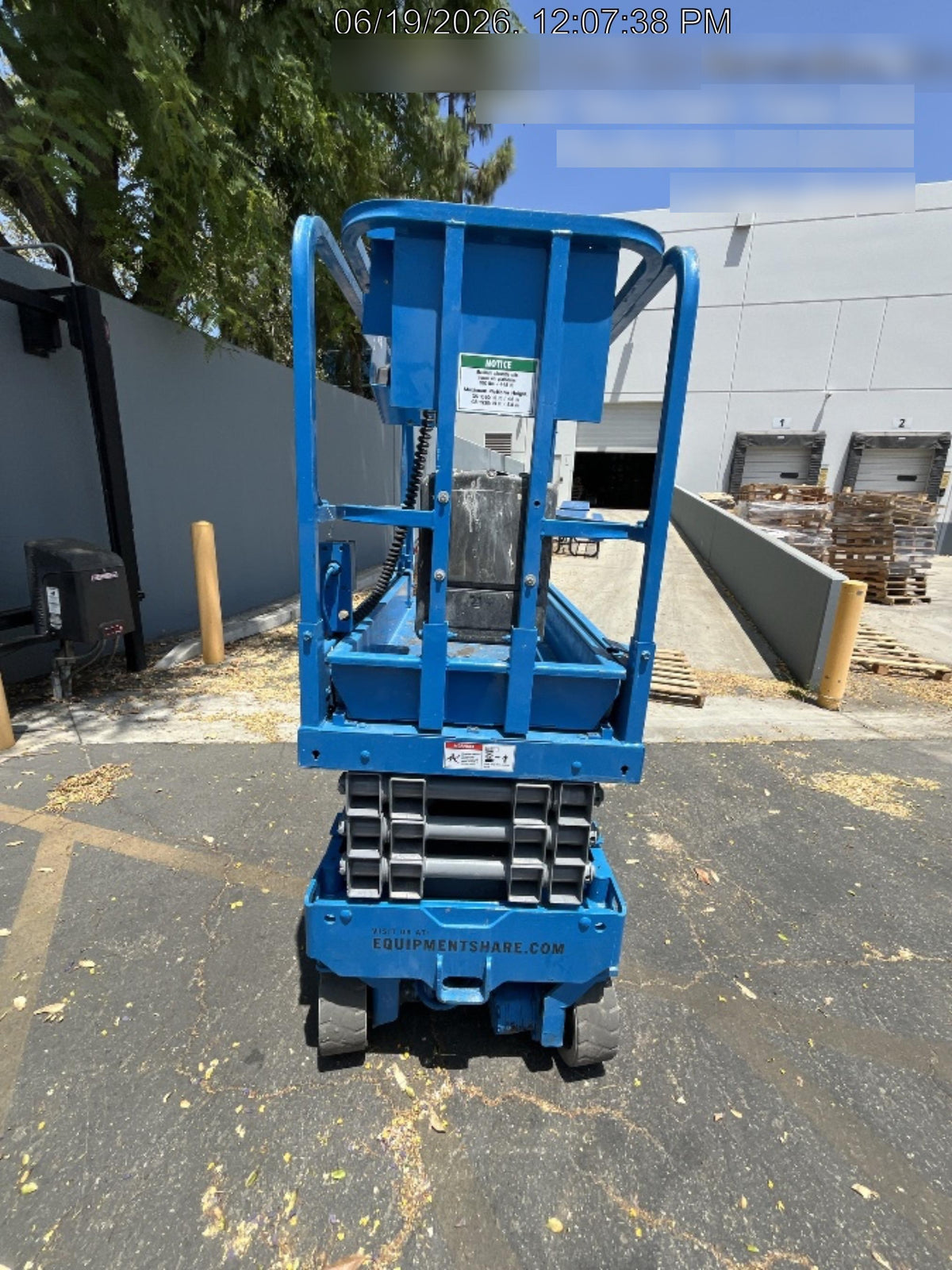 2019 Genie GS-1930 Fixed rails with chain Entry