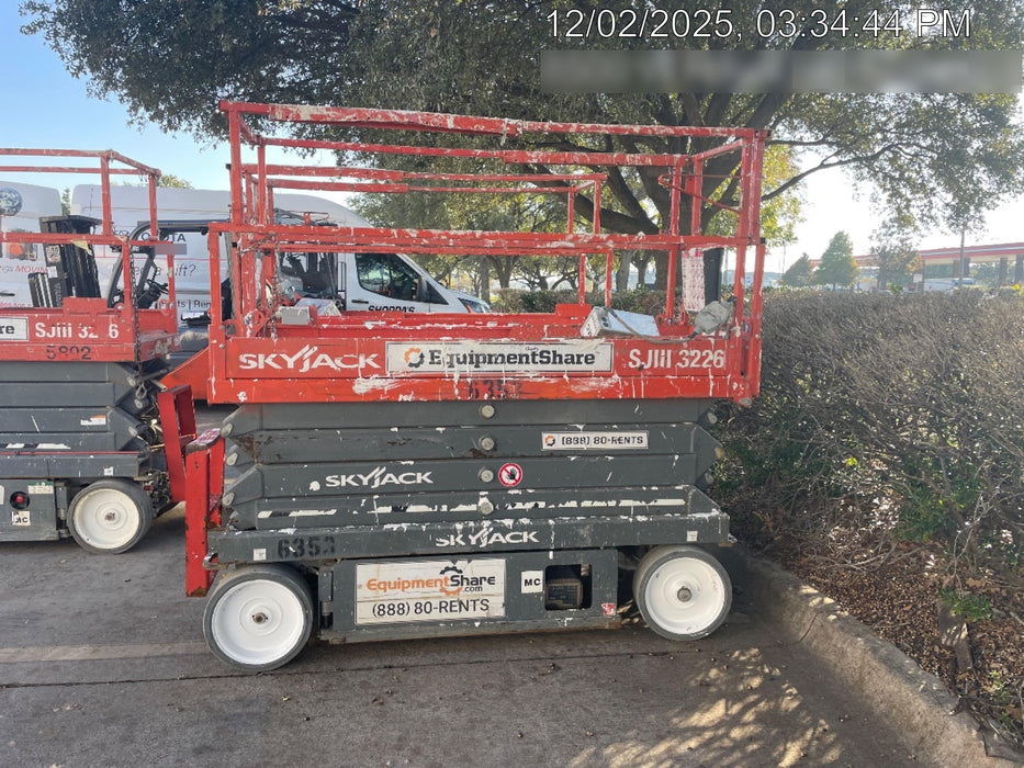 2017 Skyjack SJIII-3226 Skyjack SJ3226, Trojan Battery Set, Extended Warranty 5yr/5k hr