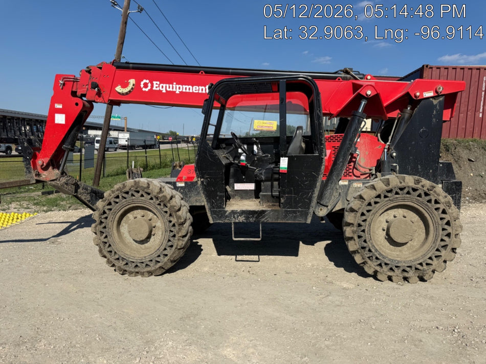 2019 Manitou MTA10055 Canopy, 120 HP, Solid Tires, Work Lights, Lift Hook, Auxiliary Hydraulics 66" Carriage and 60" Forks