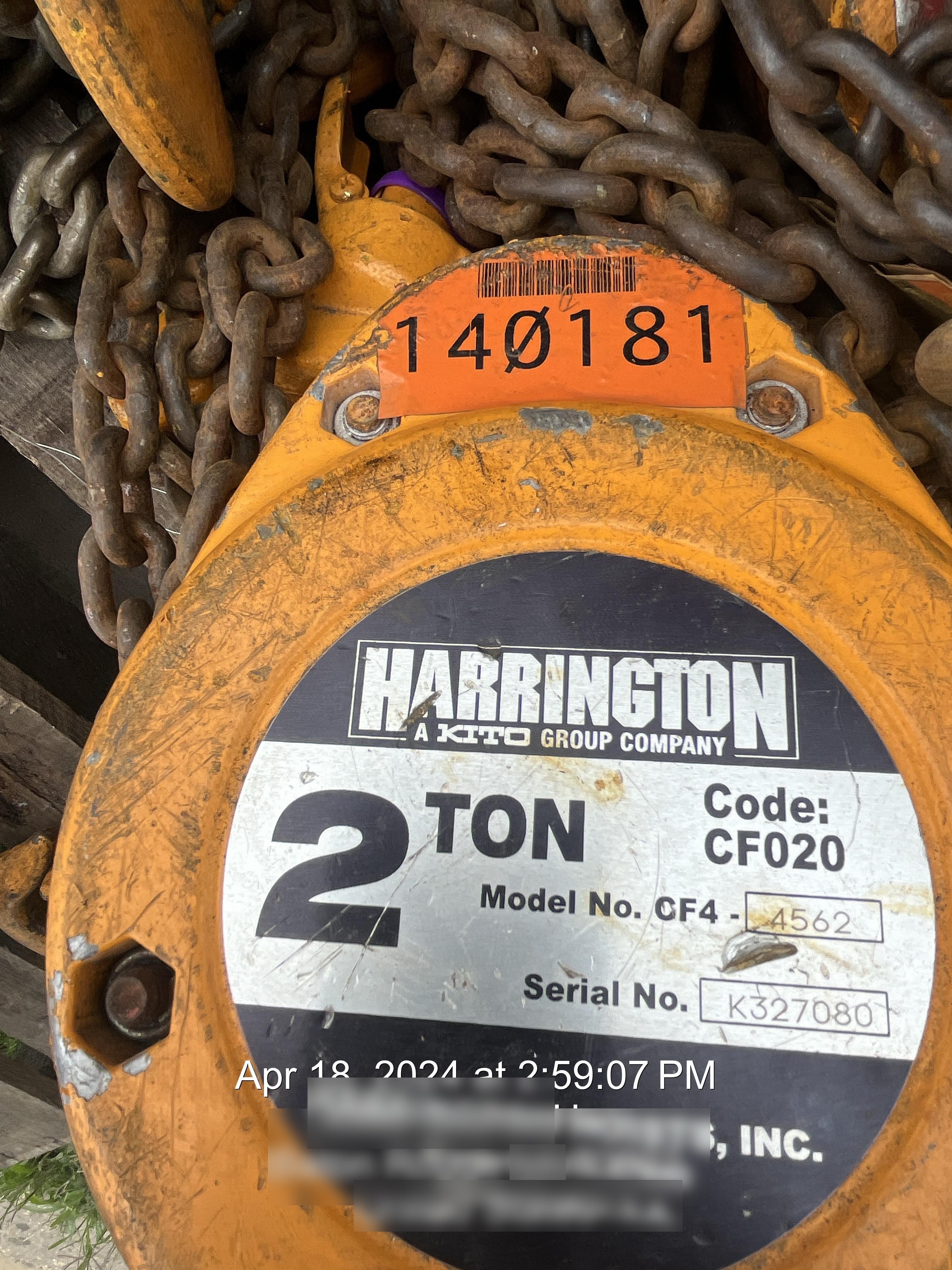2021 HARRINGTON CF020-20