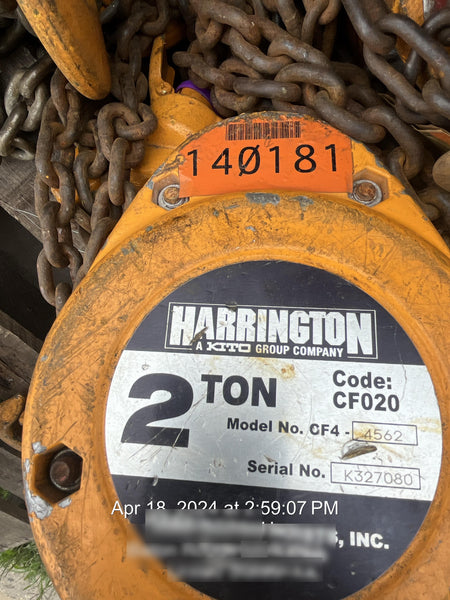 2021 HARRINGTON CF020-20