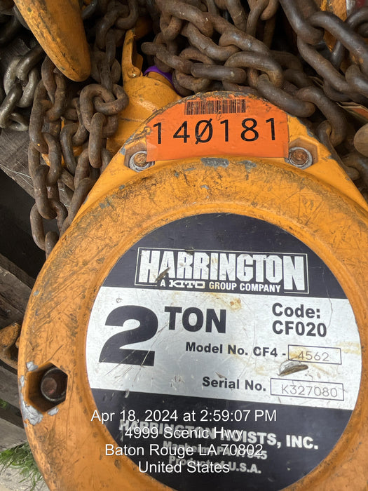 2021 HARRINGTON CF020-20