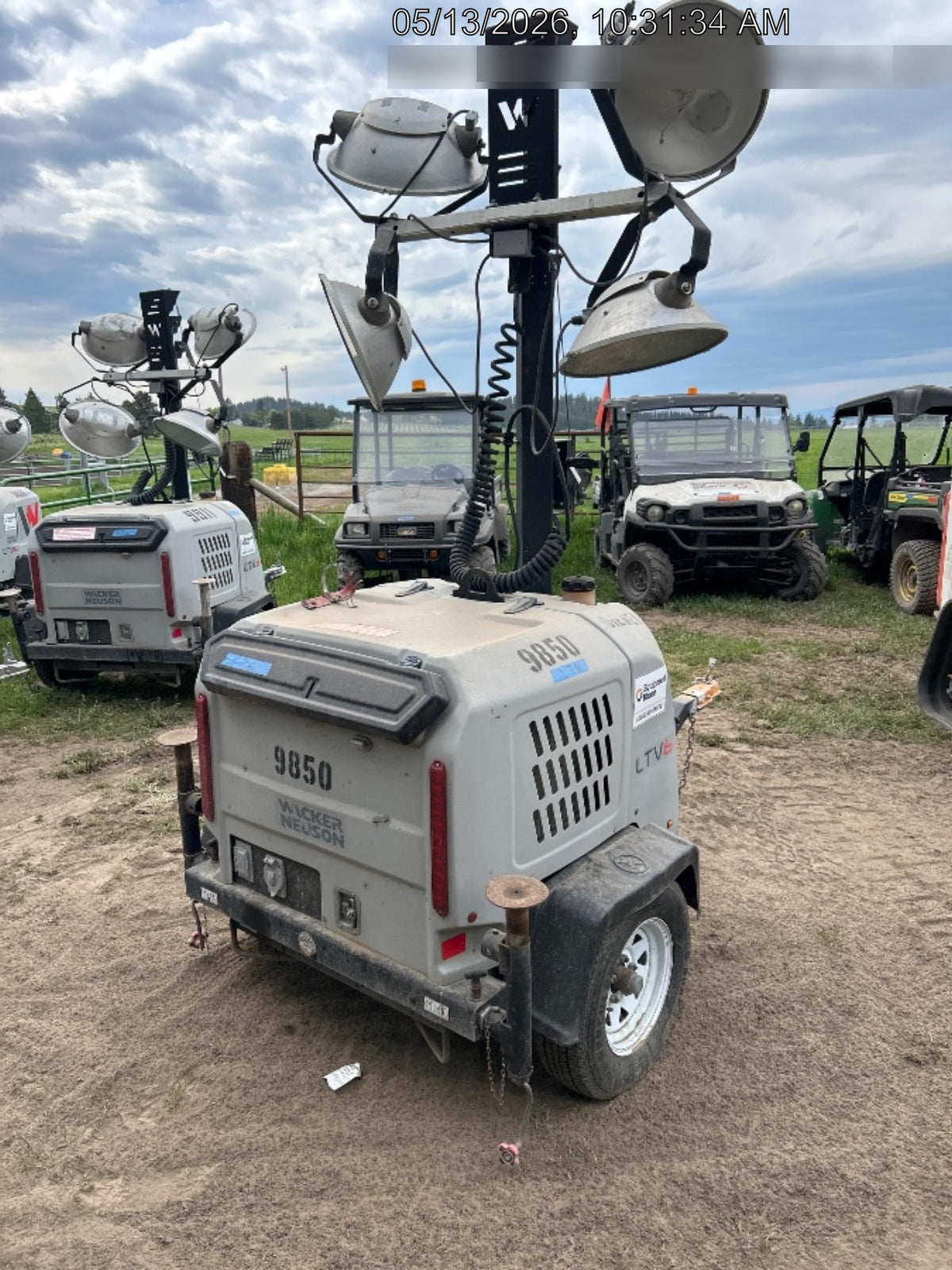 Wacker Neuson LTV6K-MH Wacker Neuson LTV6K Towable Light Tower