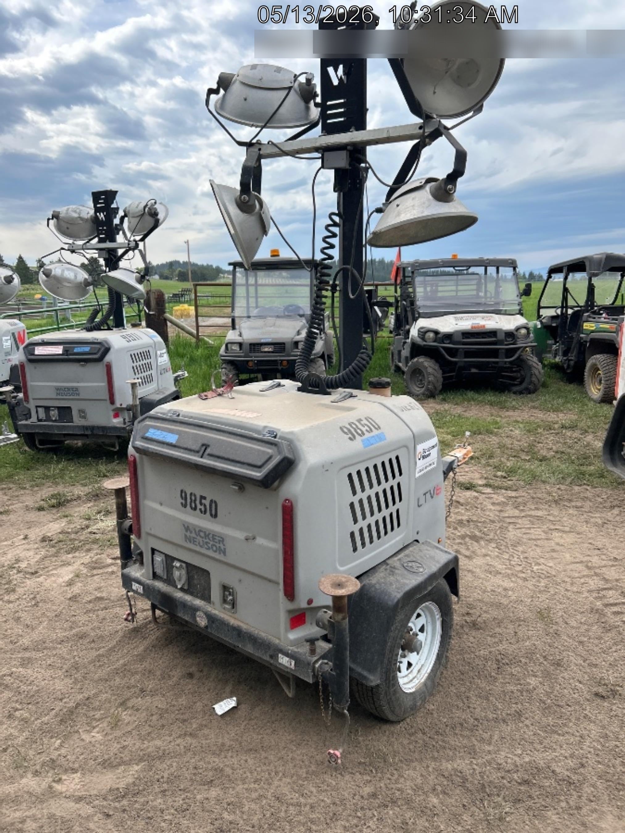 Wacker Neuson LTV6K-MH Wacker Neuson LTV6K Towable Light Tower