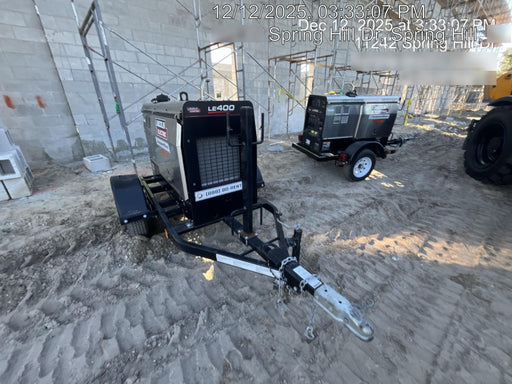 2024 Lincoln Electric LE400 Kubota V1505, Trlr, Cable Rack, Light Kit, ES Decals, T3