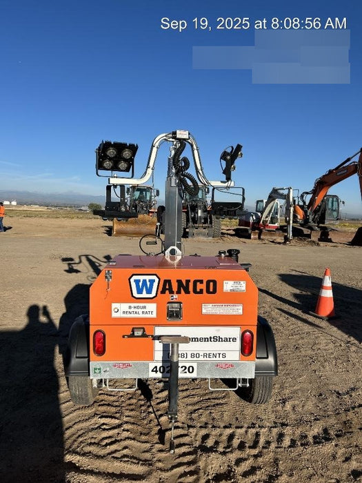 2024 Wanco WLTT-4MM4K Diesel, Deep Sea Controller, Shore Power Plug, Auto Start, (4) 350W LED Floodlights, 4kW Generator, 60 Gal Fuel Tank, 2" Ball, T3