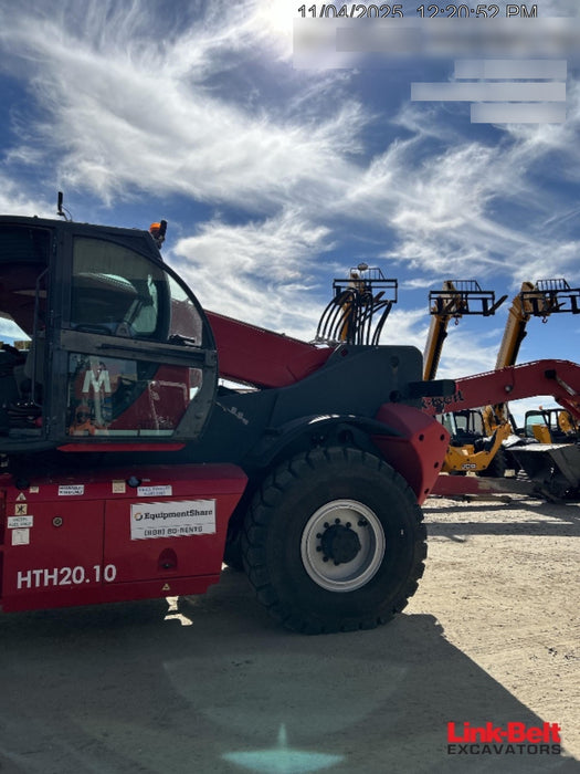 2019 Magni HTH 20.10 Two LED lights on cab - front, Four LED lights on cab - rear, Two LED lights on the boom, Camera on boom & back, Foam Filled Tires | Attachments: Forkcarriage 20 T with 96" forks & positioner w/Forkcarriage 20 T with 96" forks & positioner