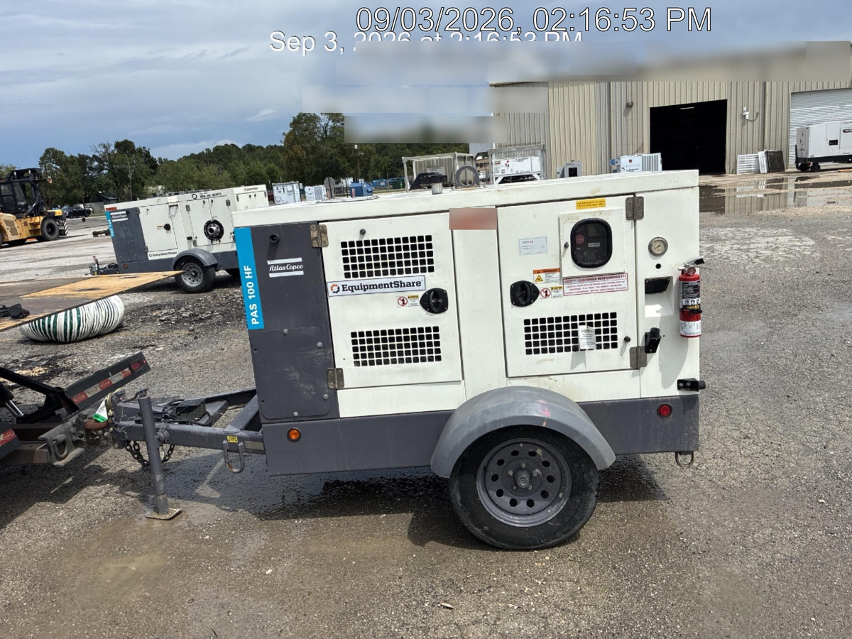 2020 ATLAS COPCO PAS 100 HF CS Enclosed