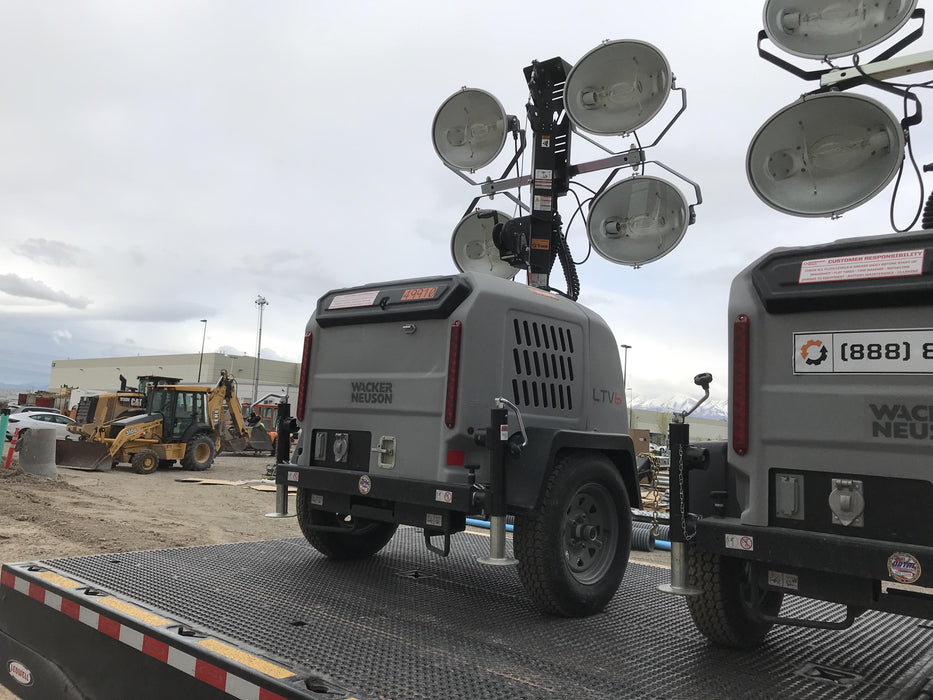 2019 Wacker Neuson LTV6L-MH Mobile Light Tower w/Fuel Level Sensor Installed