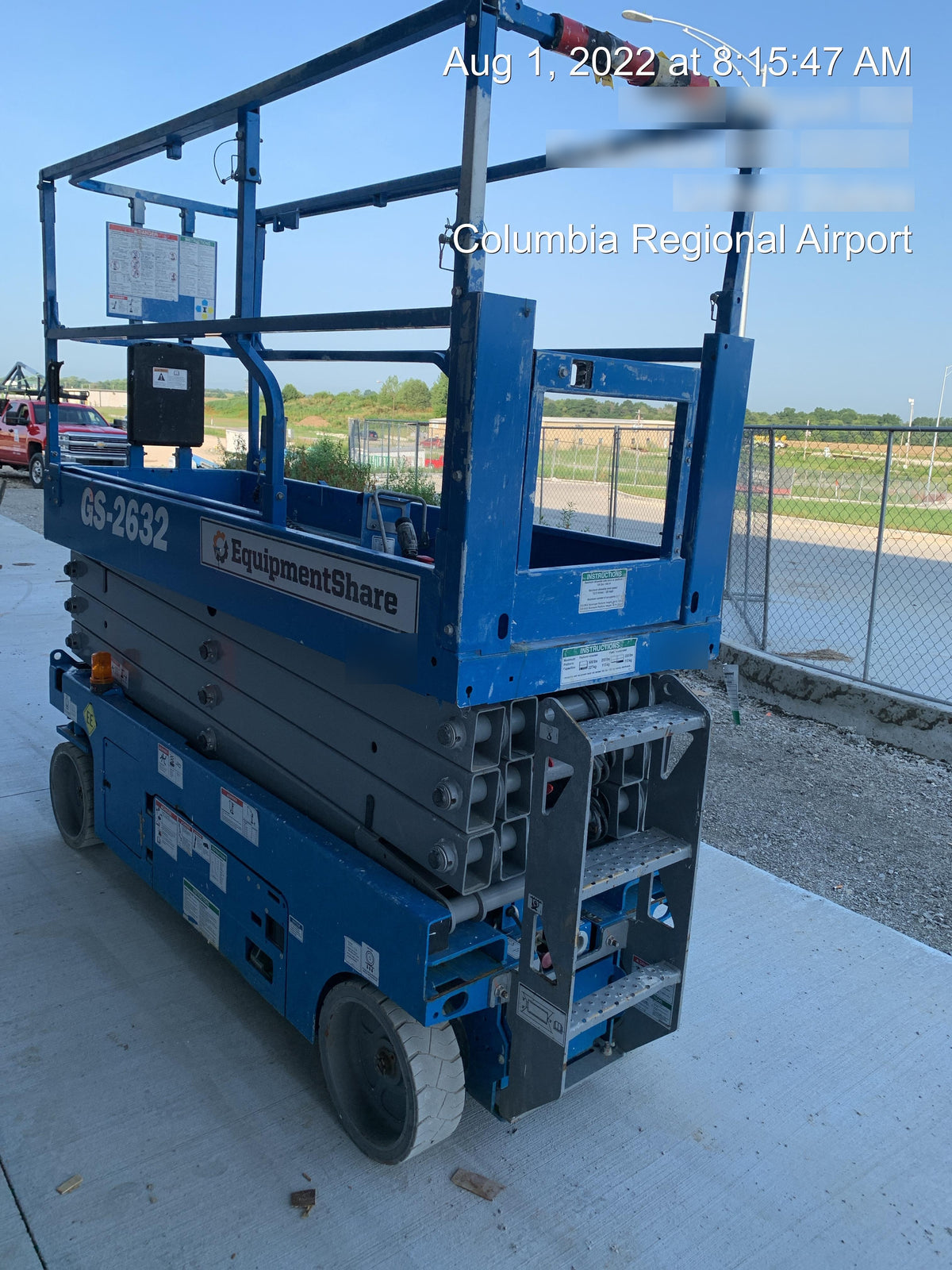 2019 Genie GS-2632 Folding Rails, Swing Gate, EE Rated