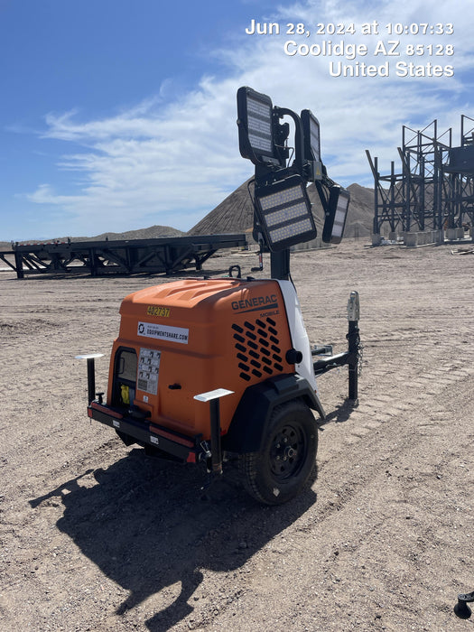 2024 Generac MLT2 Diesel, Flex Switch 120V Input, Powerzone Controller, 
(4) 320W LED Lights, 4kW Generator, 39.9 Gal Fuel Tank, 2" Ball, T3