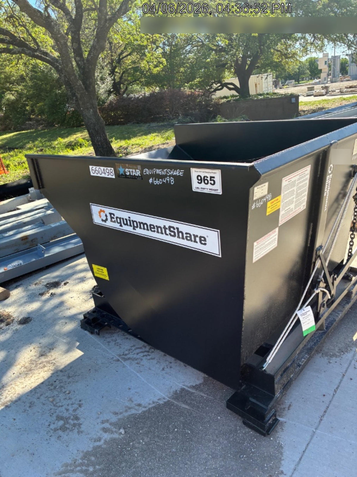 2026 STAR INDUSTRIES M-1820 - Self-Dump Hopper