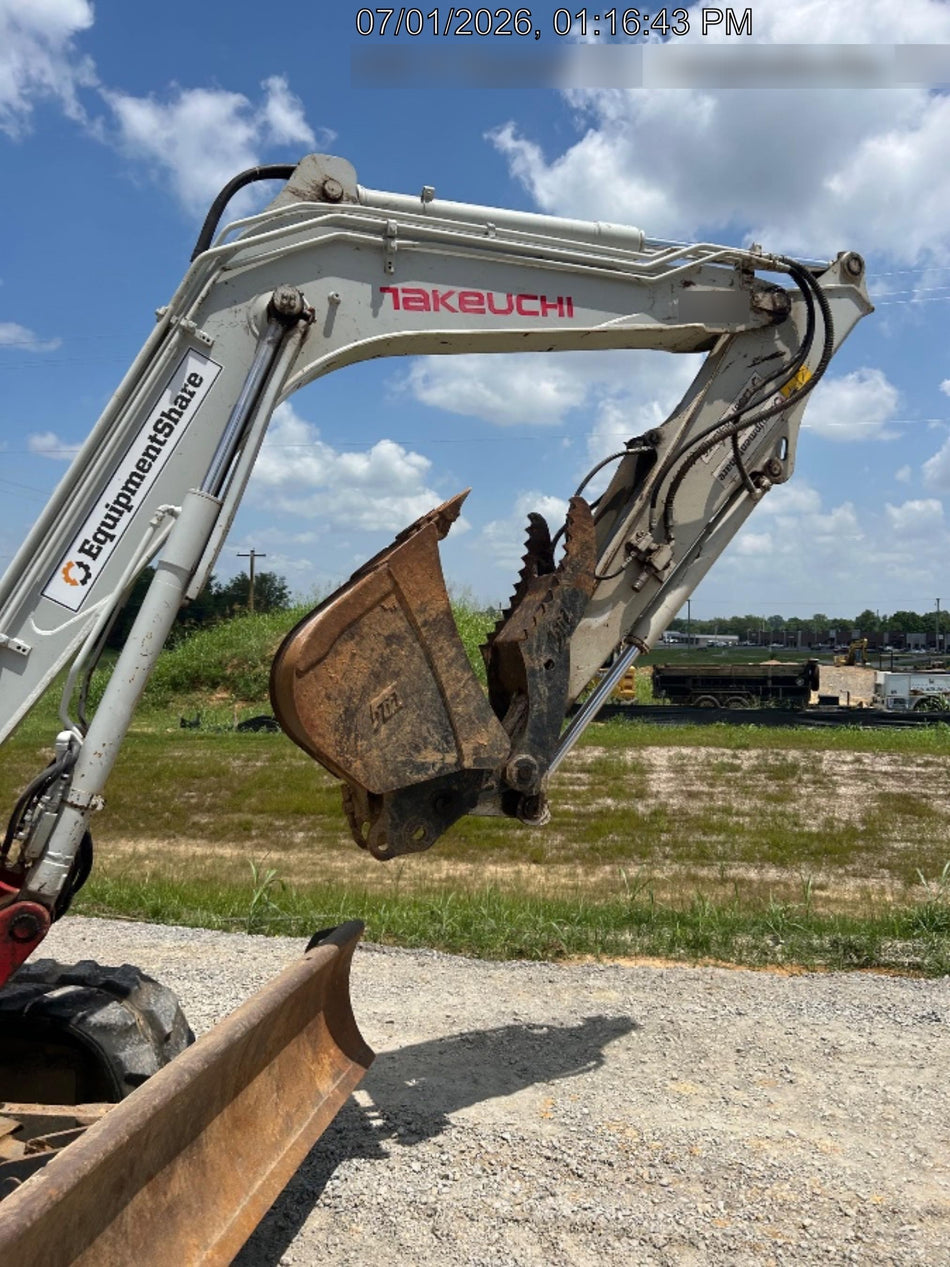 2019 Takeuchi TB290 Takeuchi TB290 Cab/Heat/AC w/Rubber Tracks, Auxiliary Hydraulics, Dozer Blade, Manual QC, 18/24/36" Buckets, Hydraulic Thumb Installed