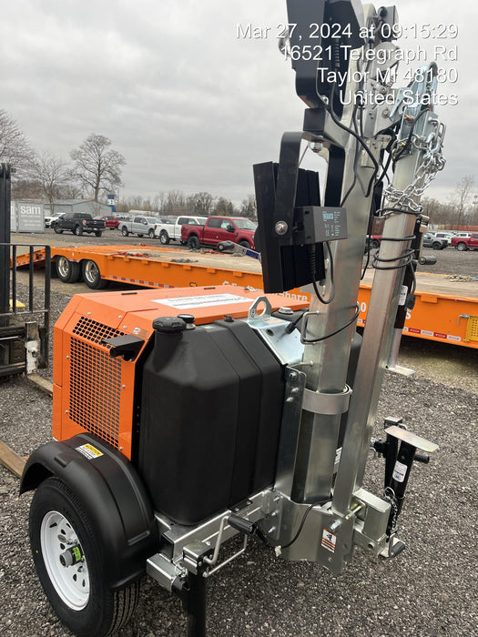 2024 Wanco WLTT-4MM4K Diesel, Deep Sea Controller, Shore Power Plug, Auto Start, (4) 350W LED Floodlights, 4kW Generator, 60 Gal Fuel Tank, 2" Ball, T3