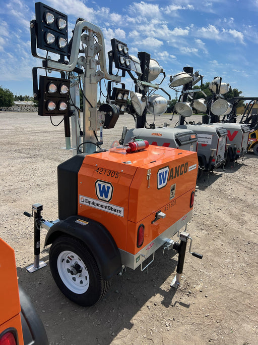 2024 Wanco WLTT-4MM4K Diesel, Deep Sea Controller, Shore Power Plug, Auto Start, (4) 350W LED Floodlights, 4kW Generator, 60 Gal Fuel Tank, 2" Ball, T3