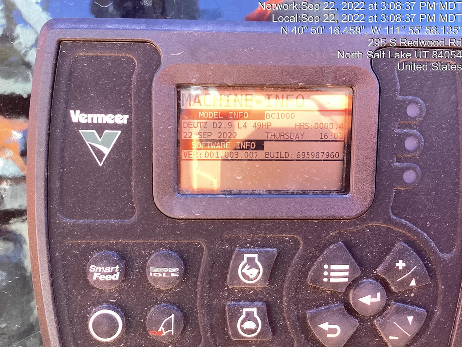 2022 VERMEER BC1000XL Diesel
