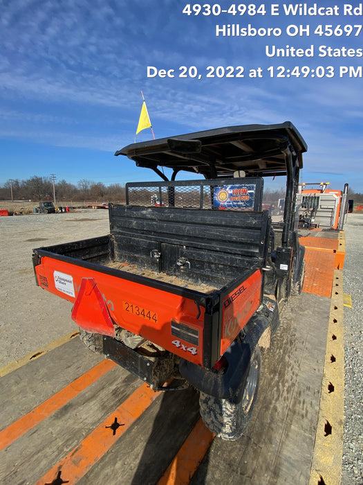 2022 Kubota RTV-X1140W-H Plastic Canopy, Windshield Acrylic Clear, LED Strobe Light, Wire Harness Kit, Back up Alarm