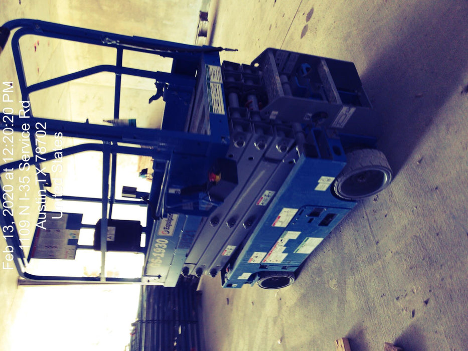 2019 Genie GS-1930 Fixed Rails with Chain Entry