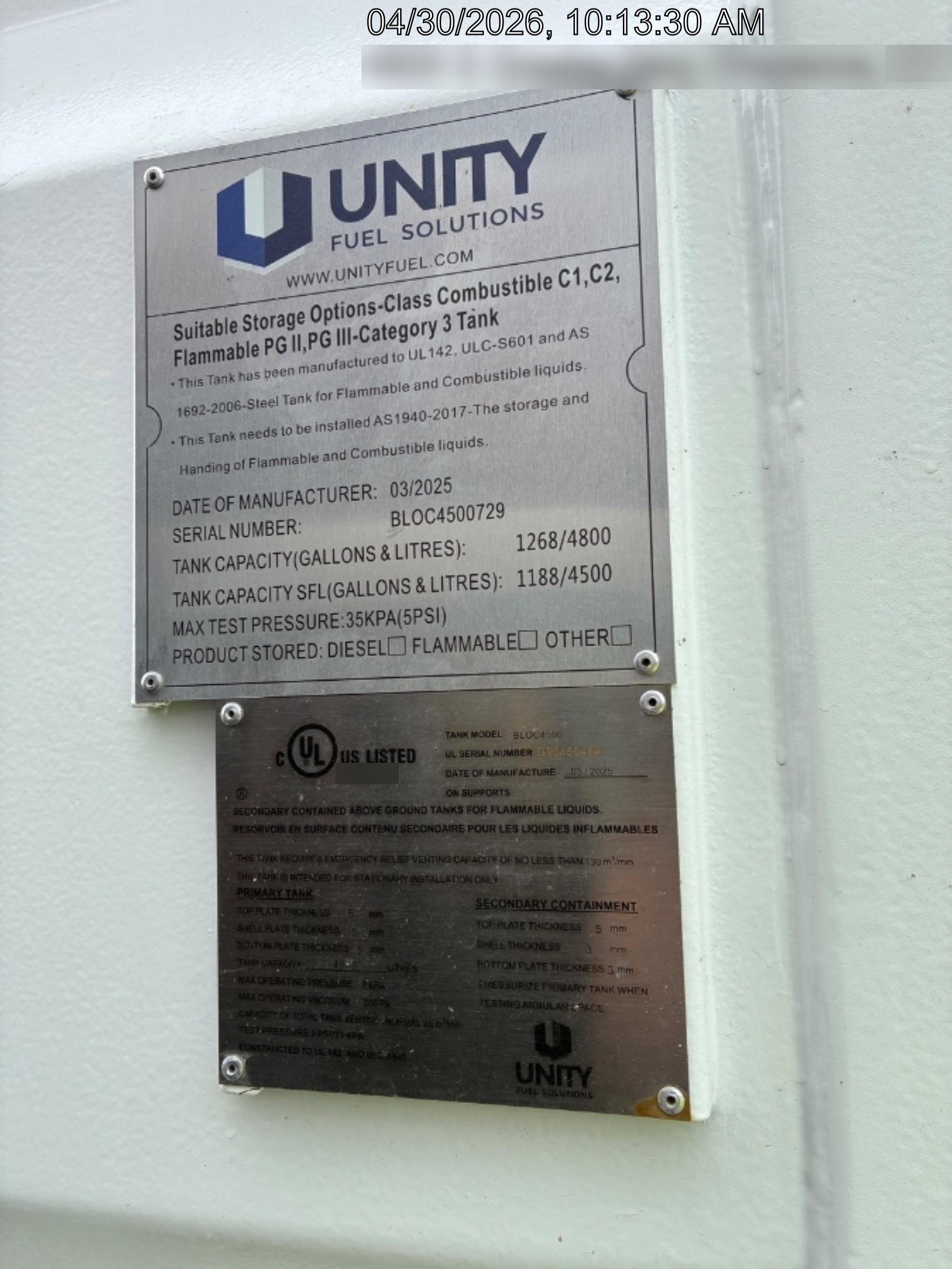 2026 UNITY BLOC 4500
