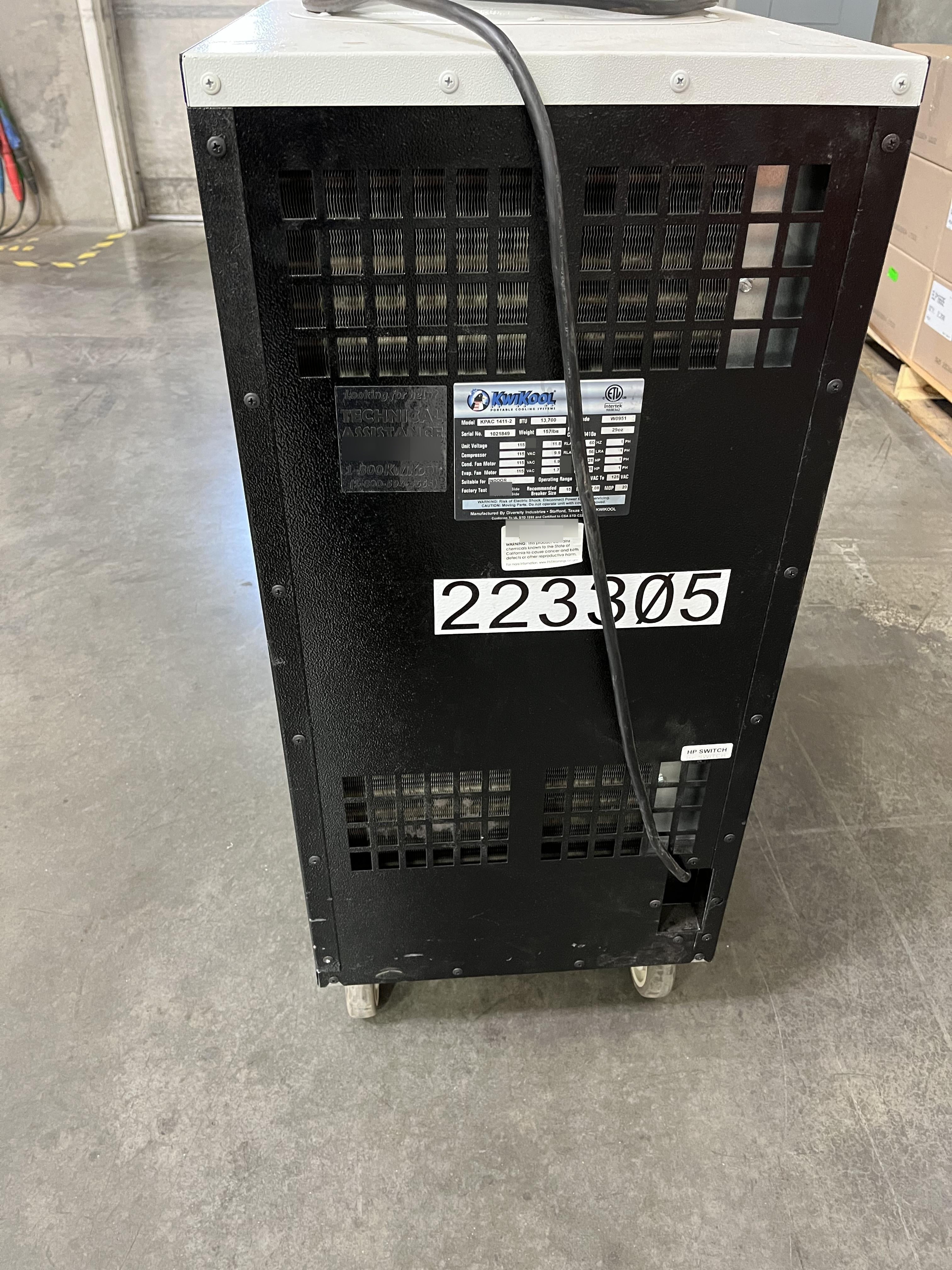 2022 KWIKOOL KPAC1411-2