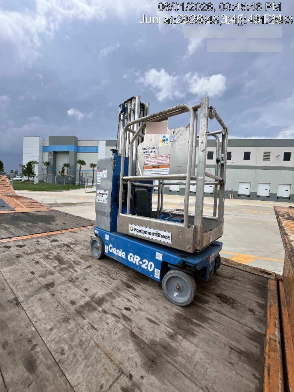 2019 GENIE GR-20