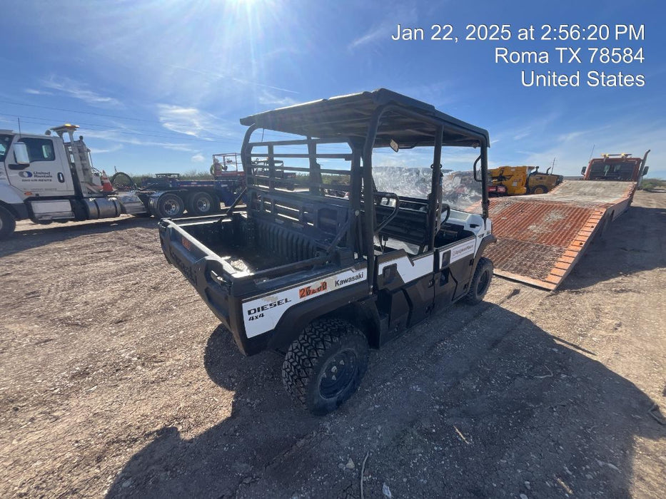 2018 Kawasaki Mule PRO-DXT Kawasaki Mule 4x4 Diesel UTV w/Hard Top, Windshield, Beacon, Backup Alarm, ES Keypad/Hardware Installed