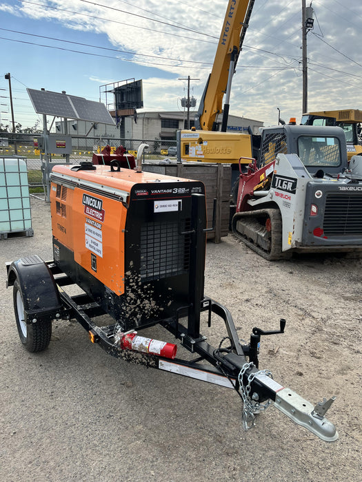 2021 Lincoln Electric Vantage 322 Vantage 322 Ready Pak 3 w/ Decals, ORANGE (includes trailer, cable rack, fender light kit) NO Telematics