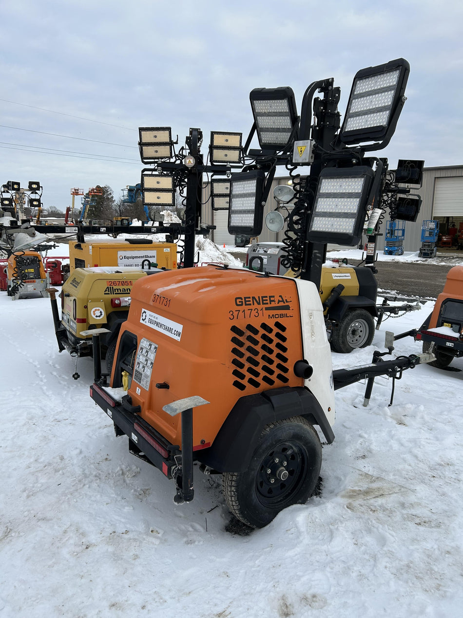 2023 Generac MLT2 Diesel, Flex Switch 120V Input, Powerzone Controller, 
(4) 320W LED Lights, 4kW Generator, 39.9 Gal Fuel Tank, 2" Ball, T3