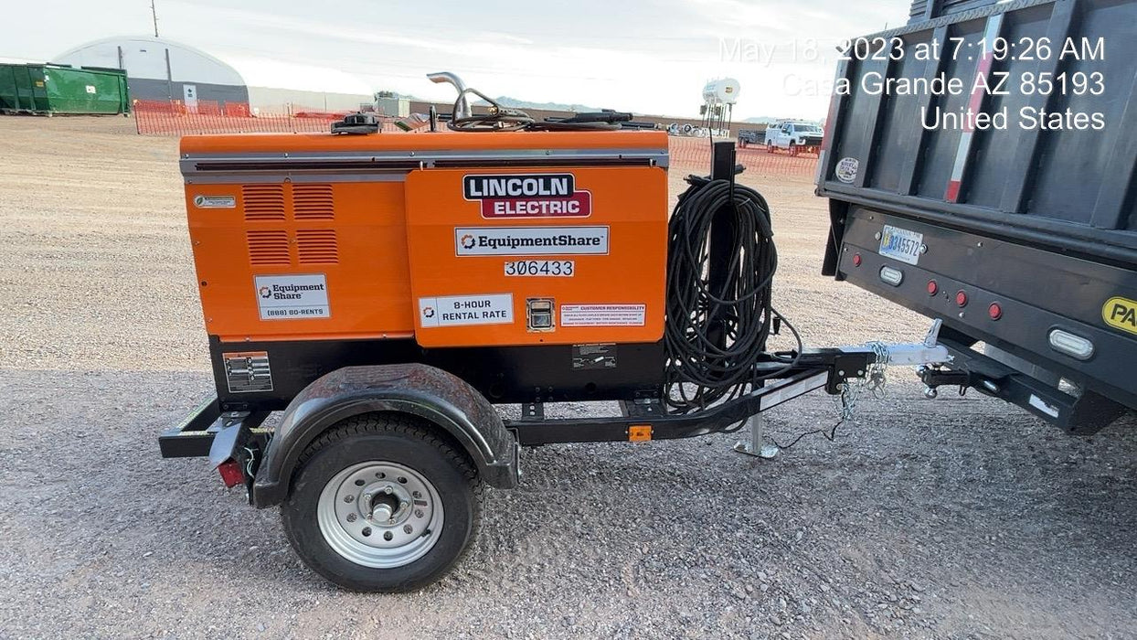 2023 Lincoln Electric LE400 Kubota V1505, Trlr, Cable Rack, Light Kit, ES Decals, T3