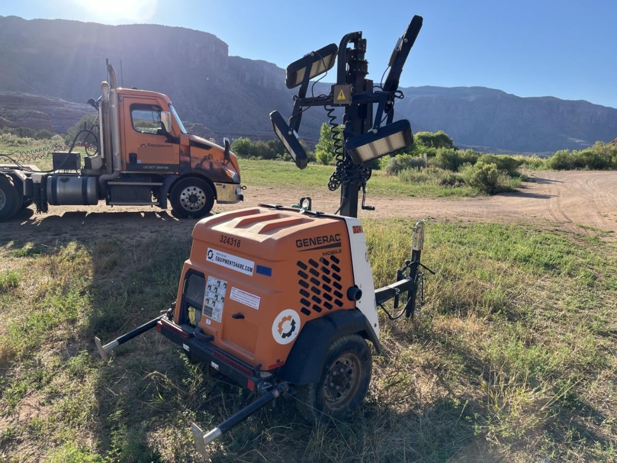 2023 Generac MLT2 Diesel, Flex Switch 120V Input, Powerzone Controller, (4) 320W LED Lights, 4kW Generator, 39.9 Gal Fuel Tank, 2" Ball, T3