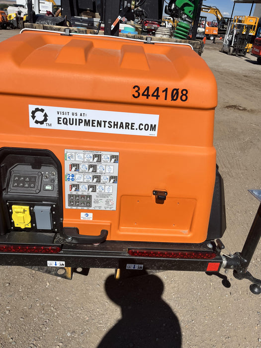 2023 Generac MLT2 Diesel, Flex Switch 120V Input, Powerzone Controller, (4) 320W LED Lights, 4kW Generator, 39.9 Gal Fuel Tank, 2" Ball, T3